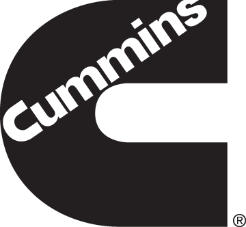Black Cummins logo