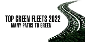 Road image with the text Green Fleets 2022, many paths to green